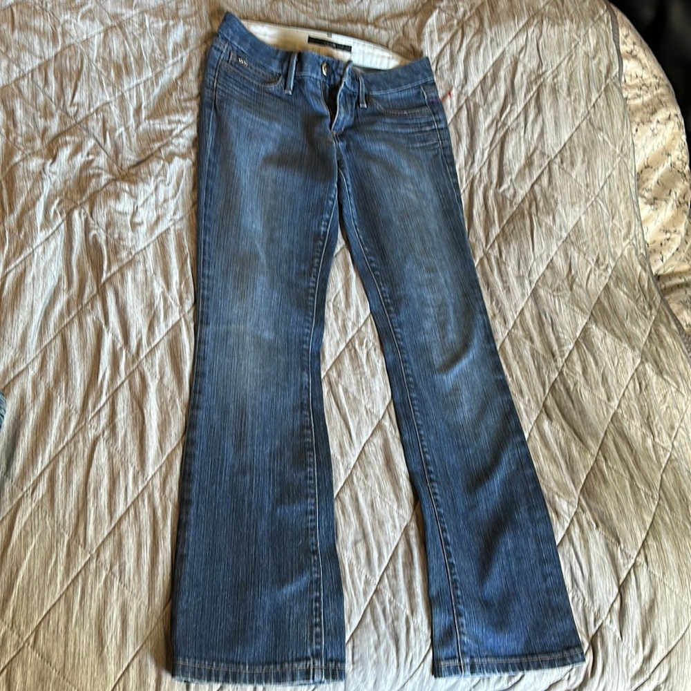 Joe’s starlet jeans. Normal wear n tear. Lots of life left in them!